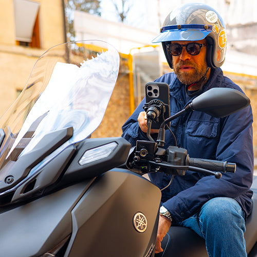 バイク用 防水・防塵 ワイヤレス充電ヘッド｜クアッドロック