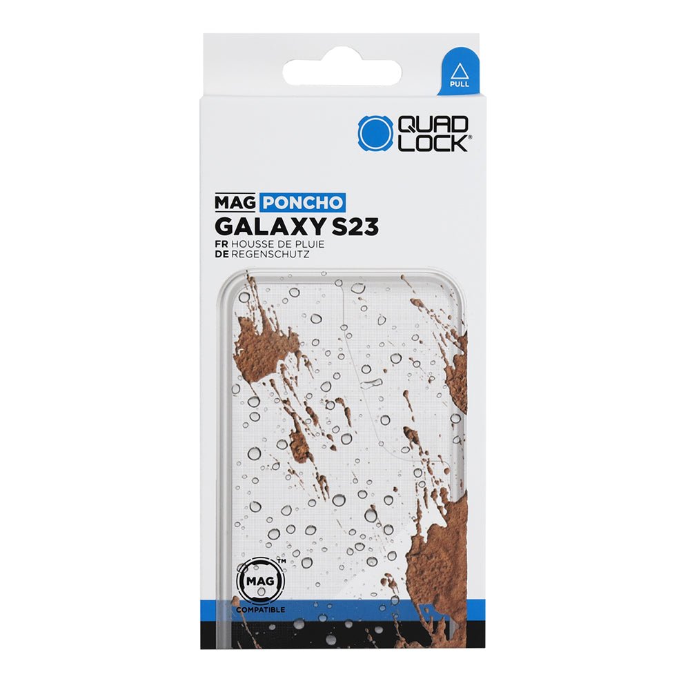 Galaxy S23 | レインカバー 雨天/汚れ/防塵対策 MAG対応 - Quad Lock Japan クアッドロックジャパン