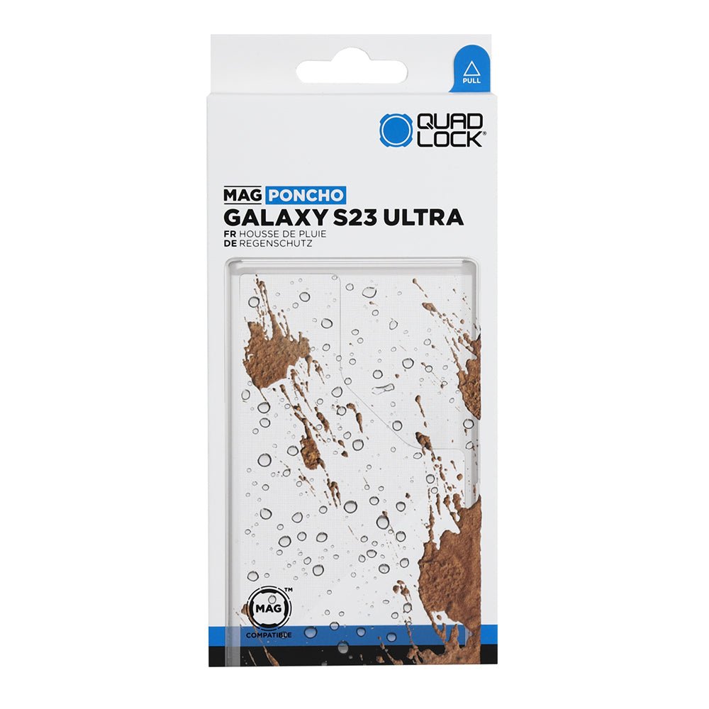 Galaxy S23 Ultra | レインカバー 雨天/汚れ/防塵対策 MAG対応 - Quad Lock Japan クアッドロックジャパン