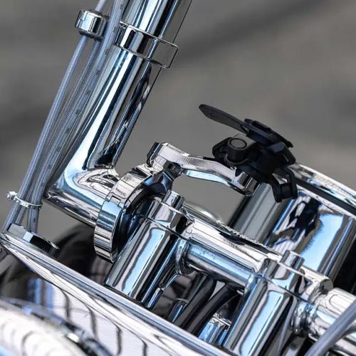 バイク用 | ハンドルバーマウント PRO CHROME LARGE - Quad Lock Japan クアッドロックジャパン