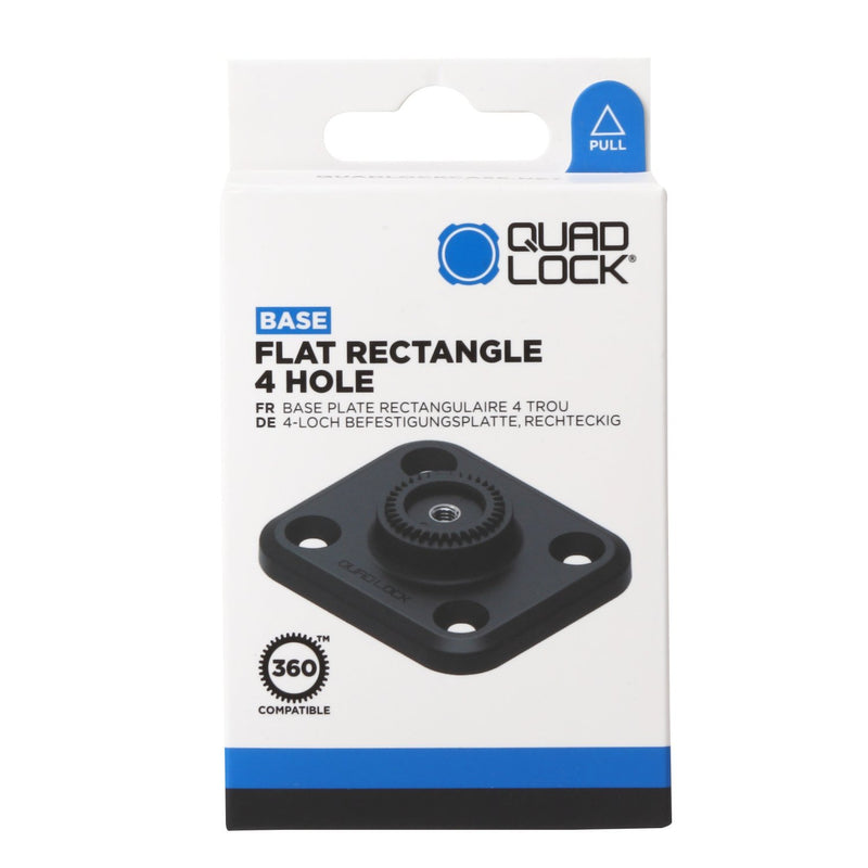 [BASE] Quad Lock 360 - フラットプレート 4ホール