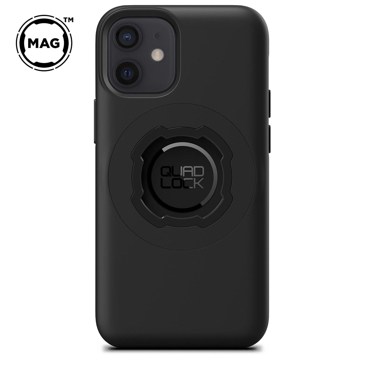 クアッドロック   衝撃ダンパー付　iPhone12ケース付 iphone-12-mini-mag-tpu-