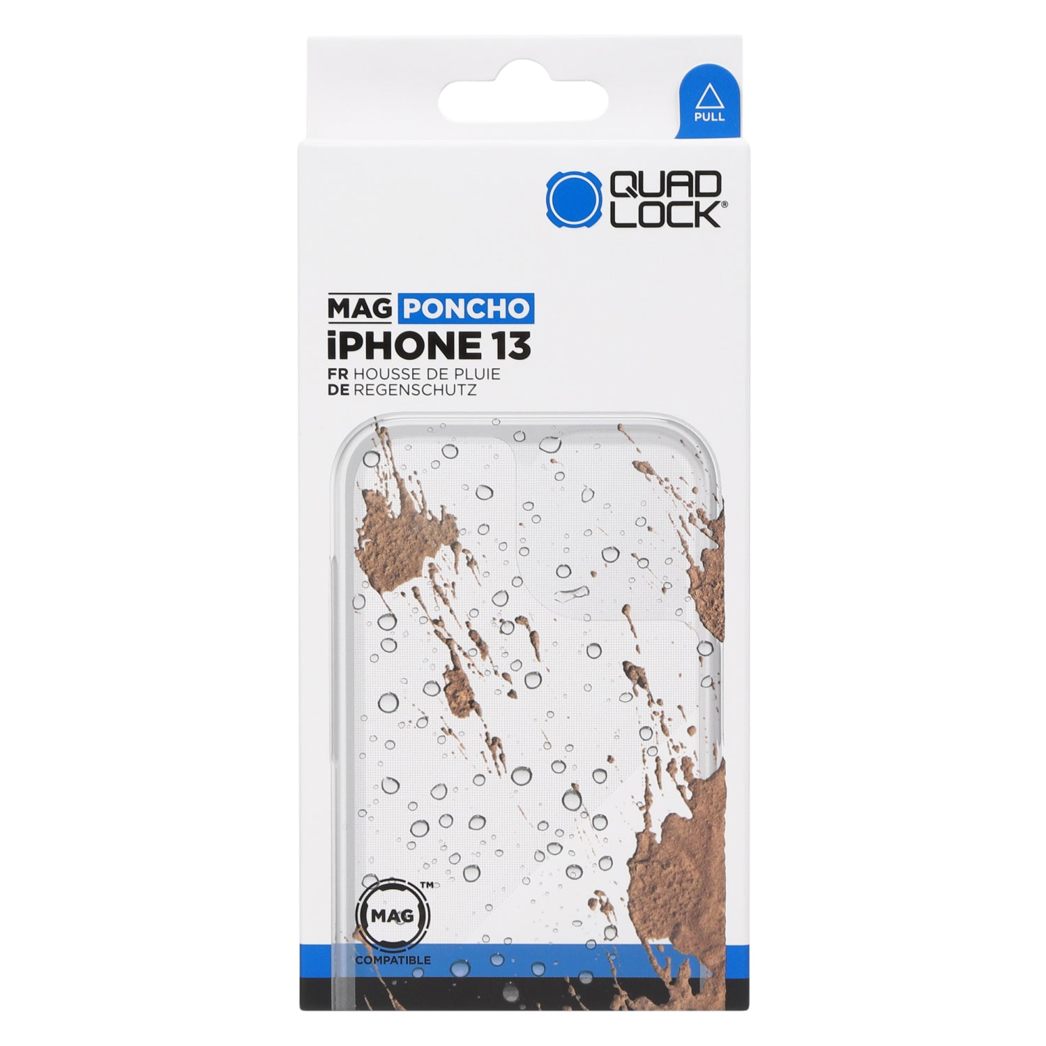 IPHONE 13用 (Magケース専用) レインポンチョ 防汚・防塵・雨天用カバー - Quad Lock Japan クアッドロックジャパン