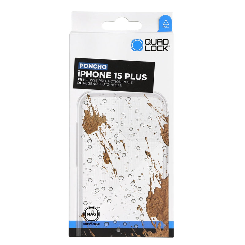 iPhone 15 Plus | レインカバー 雨天/汚れ/防塵対策 MAG対応 - レインカバー